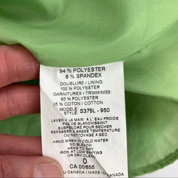 RW & Co. Green Floral A Line Skirt - Picture 3 of 5